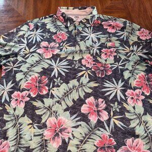 IZOD Saltwater floral polo - Size 3XLT